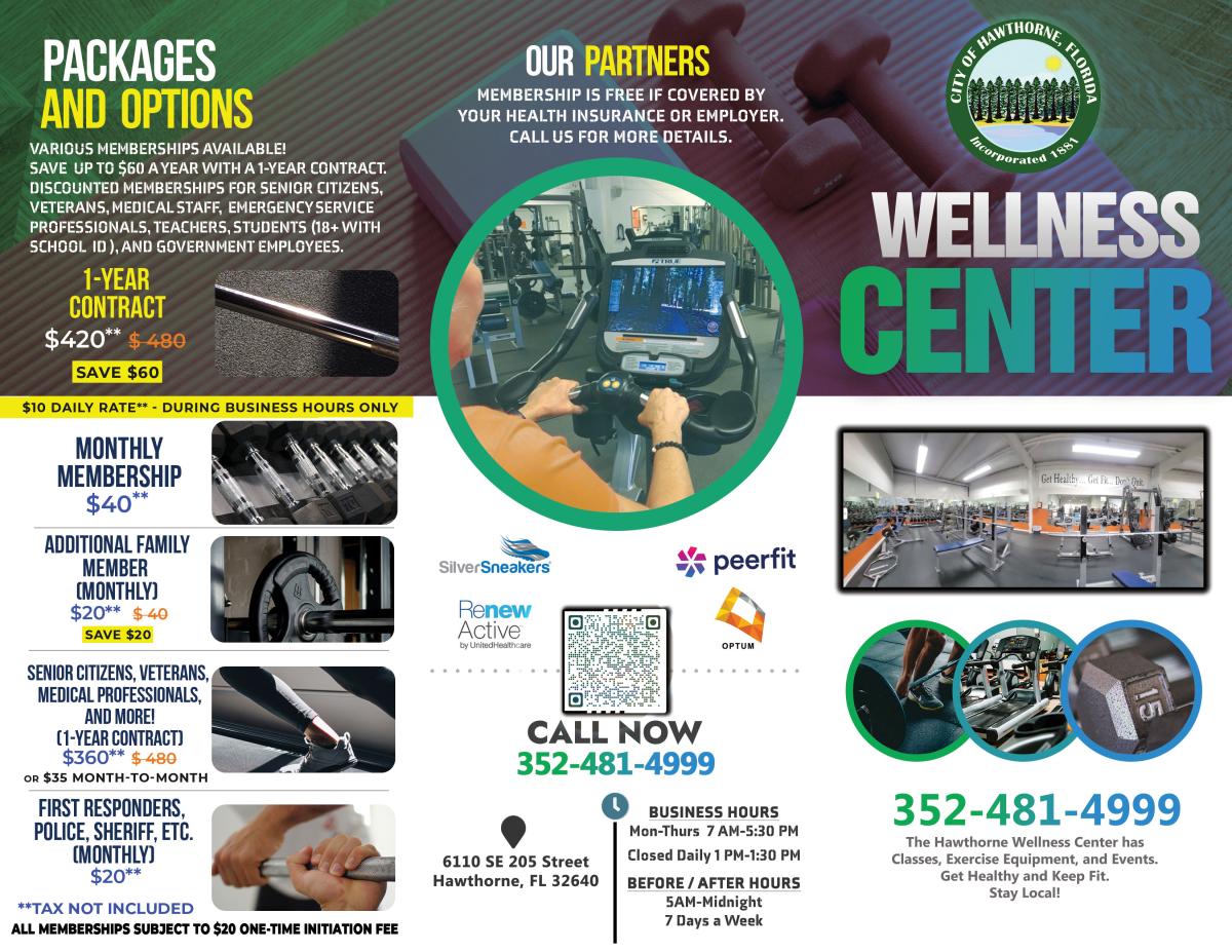Wellness Center Flyer - Front