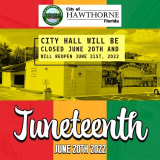 City Hall Closed For Juneteenth