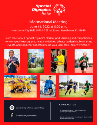 Special Olympics Meeting