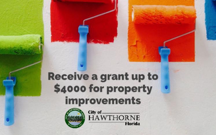 Receive a grant for up to $4000* for property improvements.